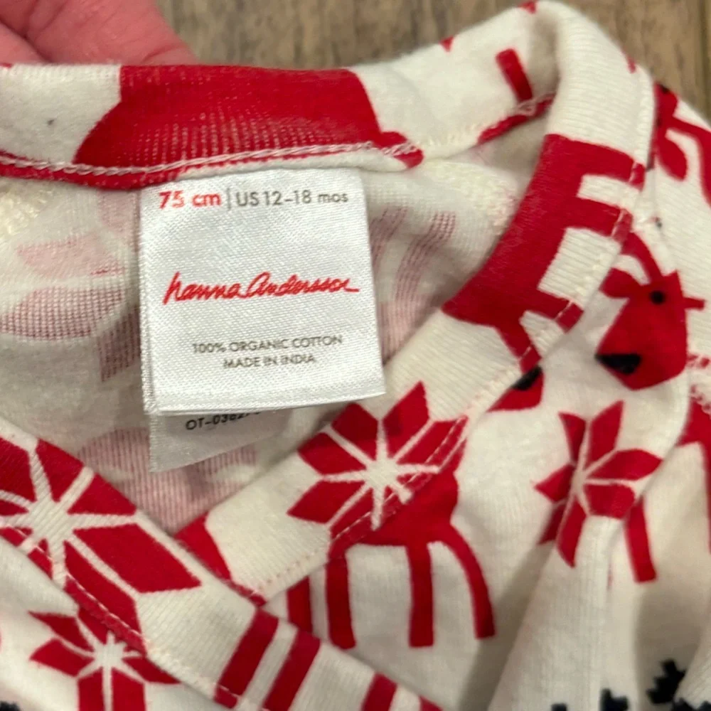 Hanna Andersson Fair Isle Long Sleeve Wrap Bodysuit